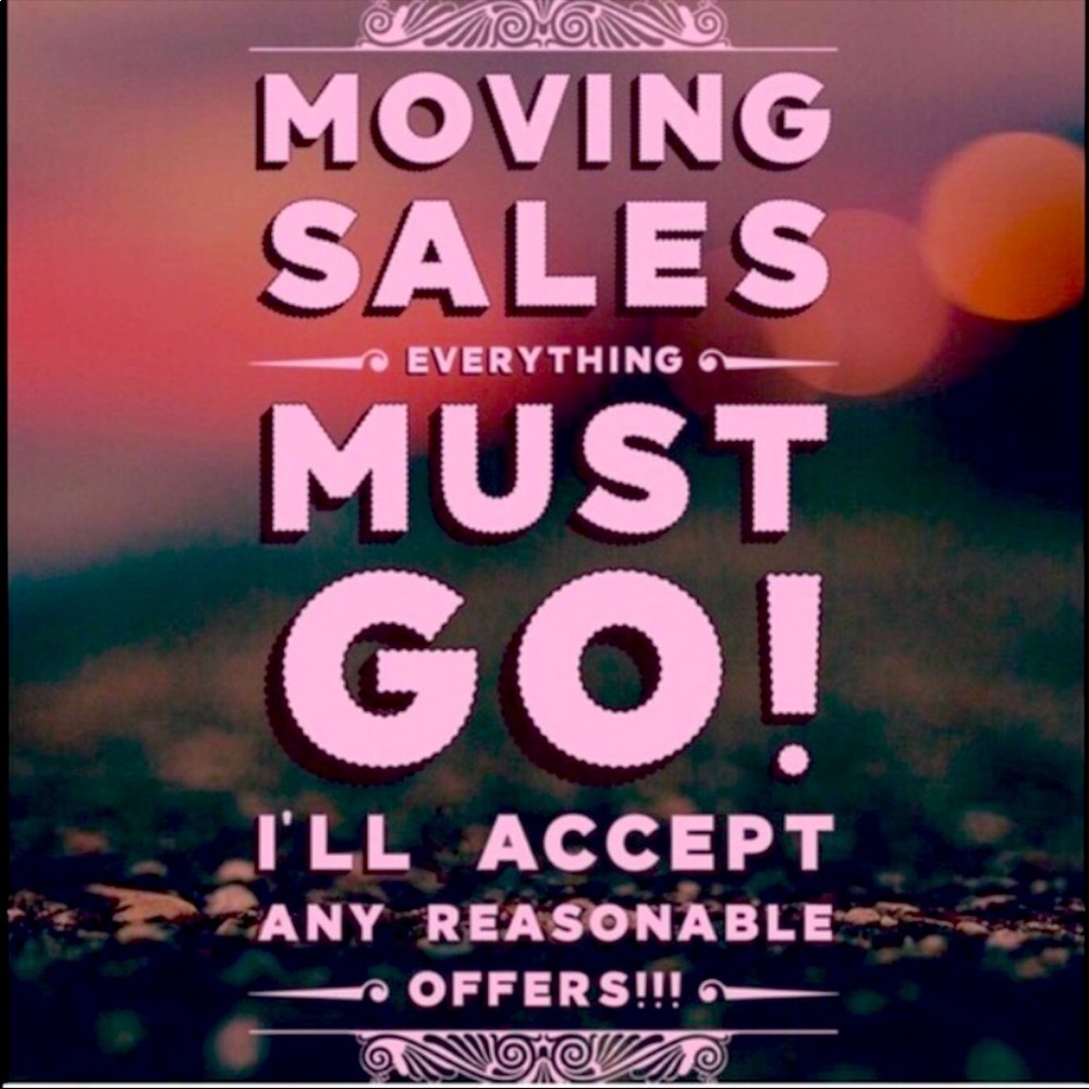 Moving Sale